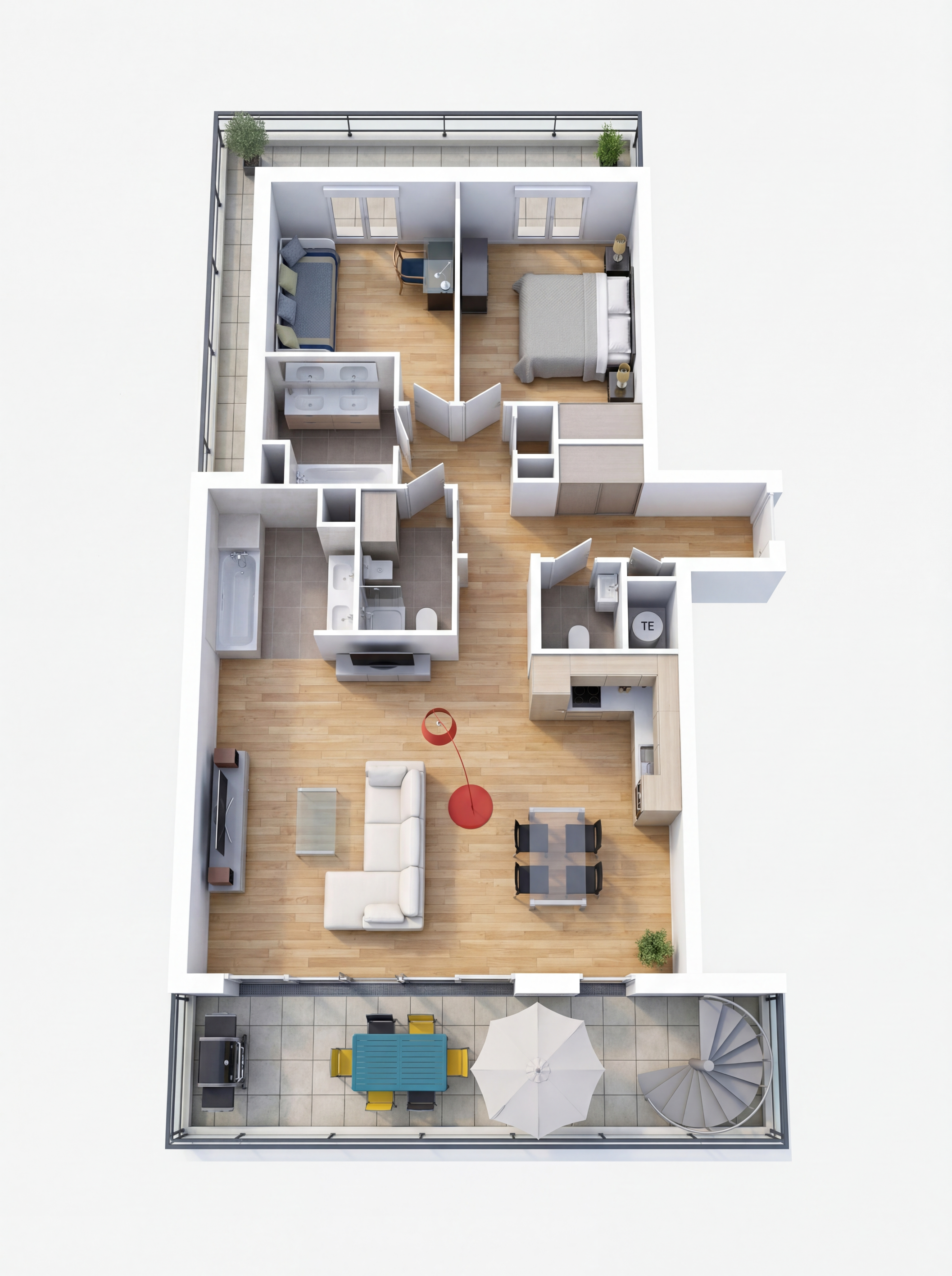 Appartement 4 pièces 91 m² - 17